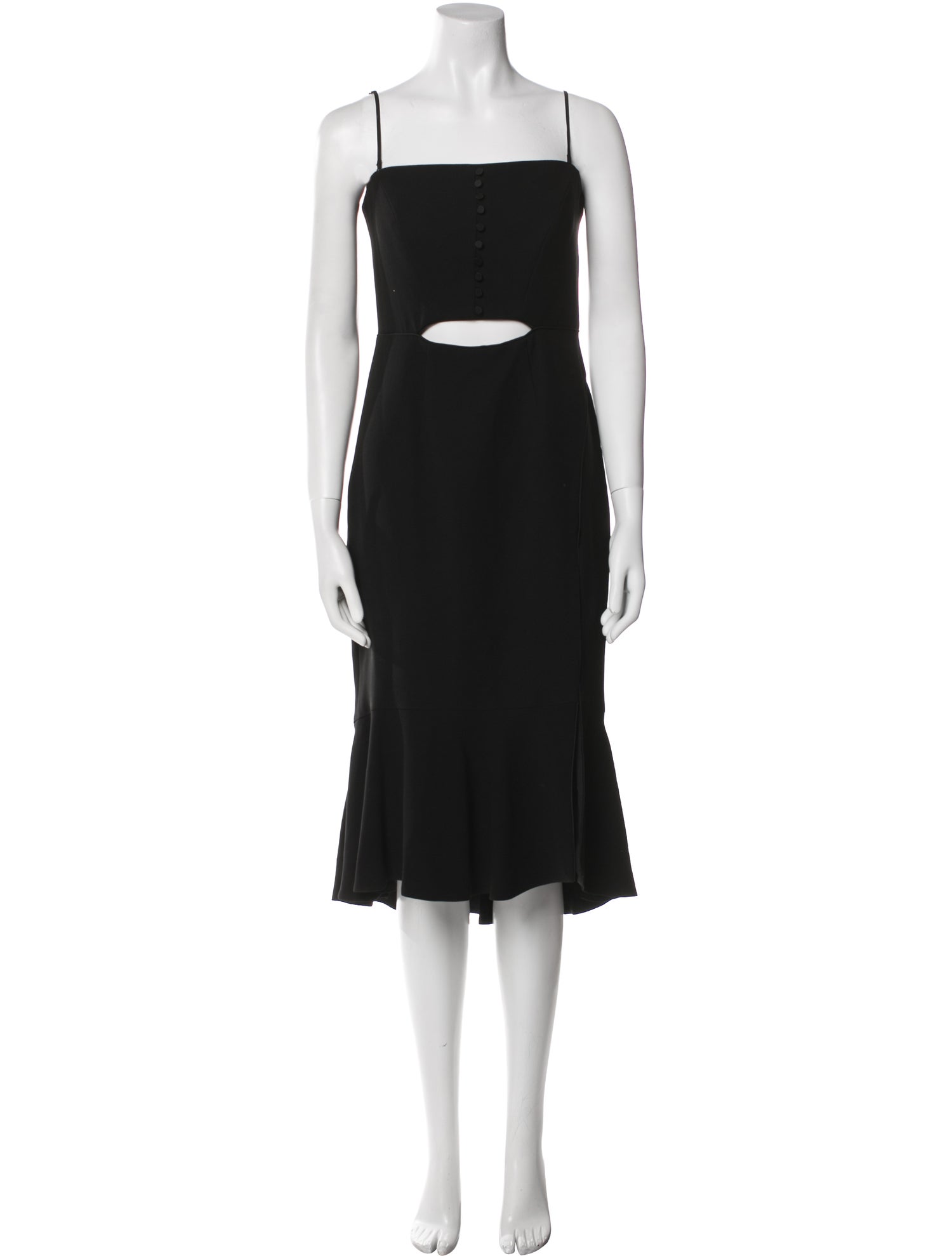 Jonathan Simkhai Square Neckline Midi Length Dress