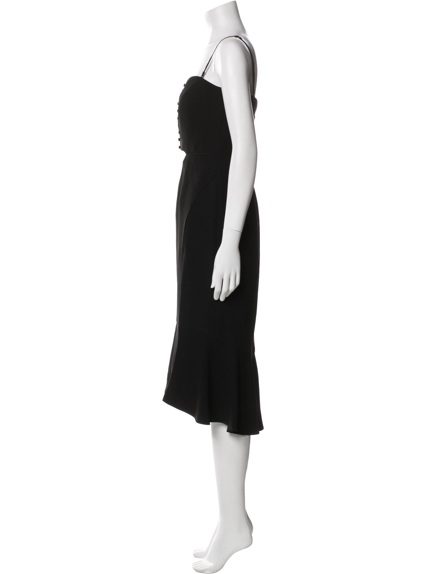 Jonathan Simkhai Square Neckline Midi Length Dress