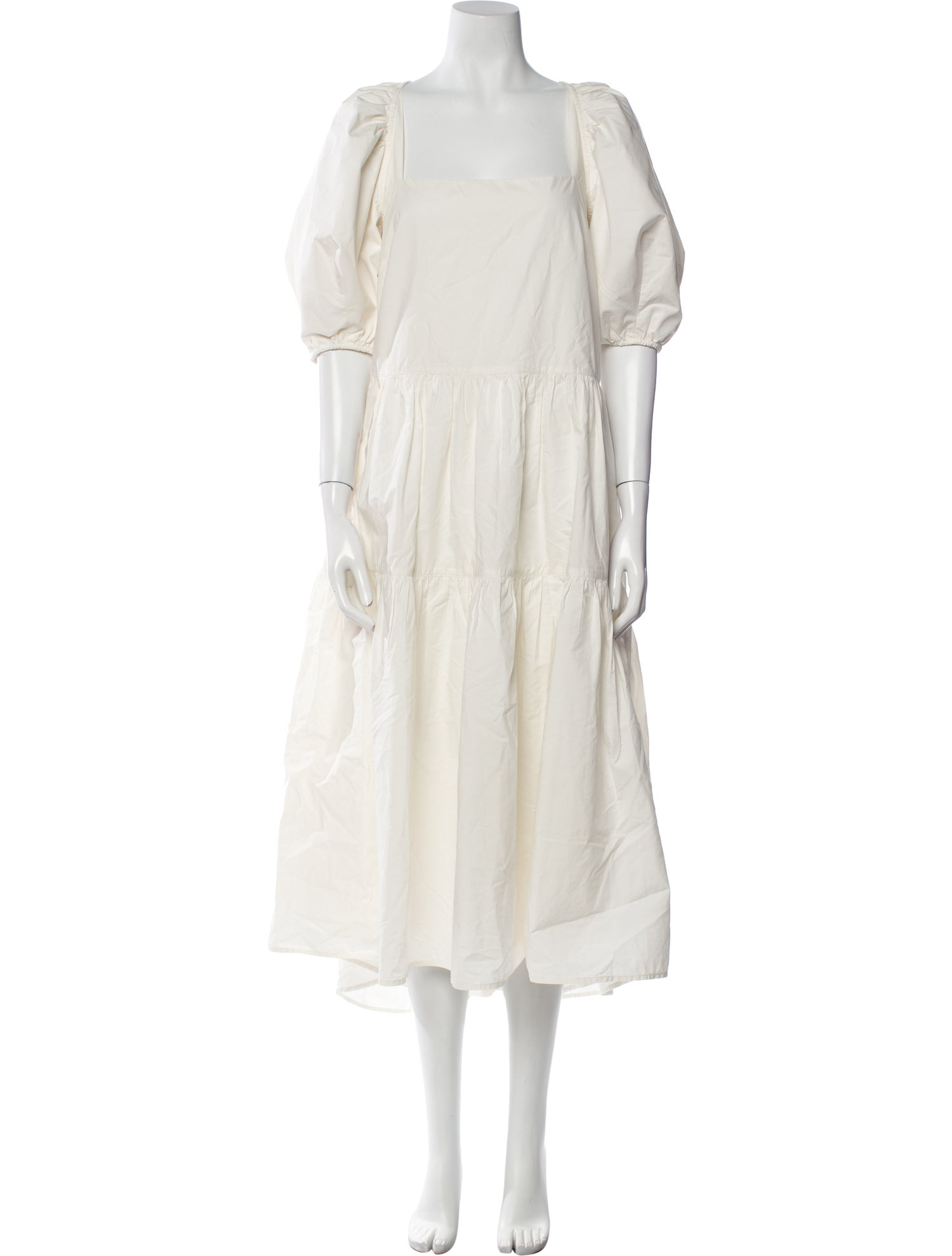 Jonathan Simkhai Square Neckline Long Dress