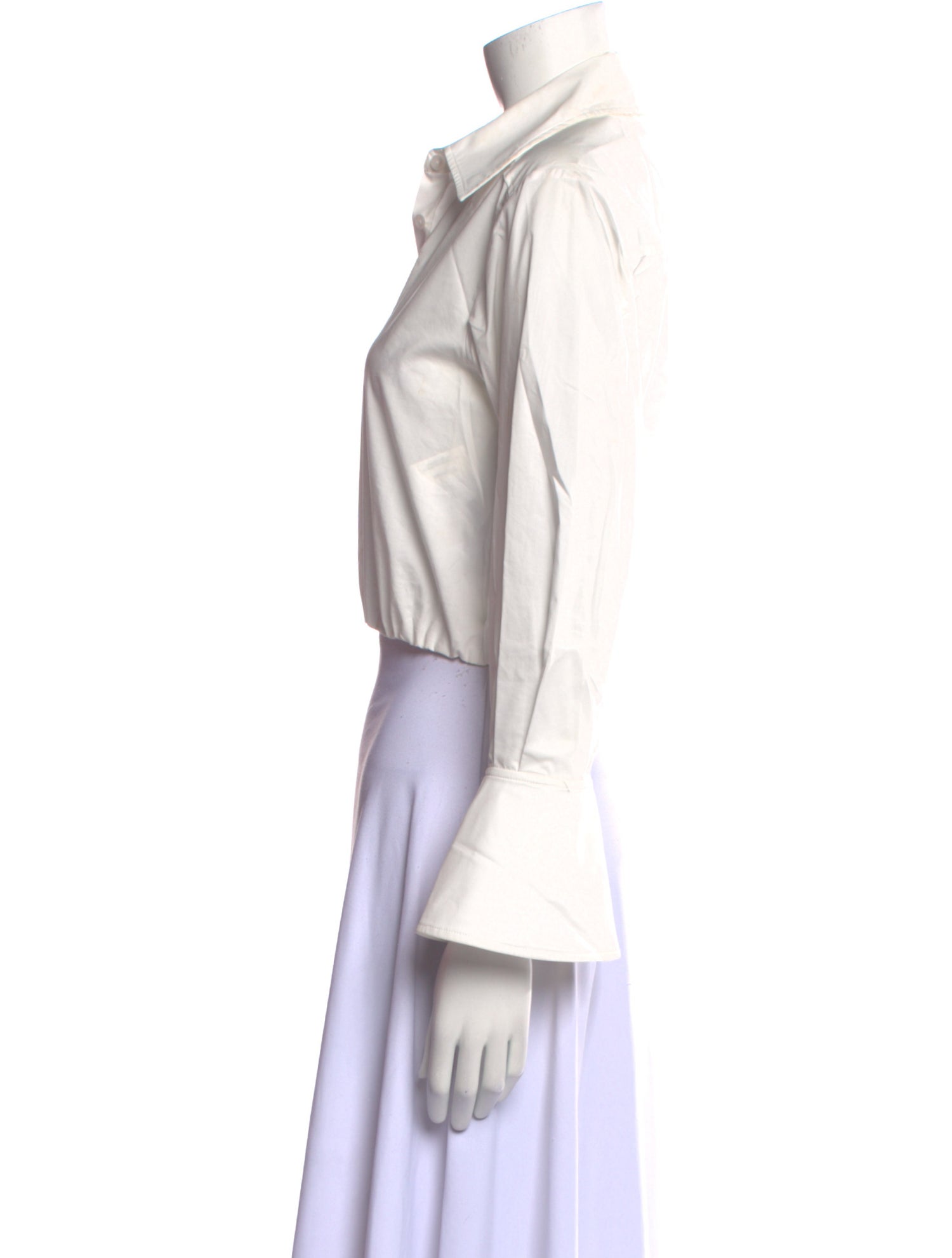 Jonathan Simkhai Three-Quarter Sleeve Crop Top