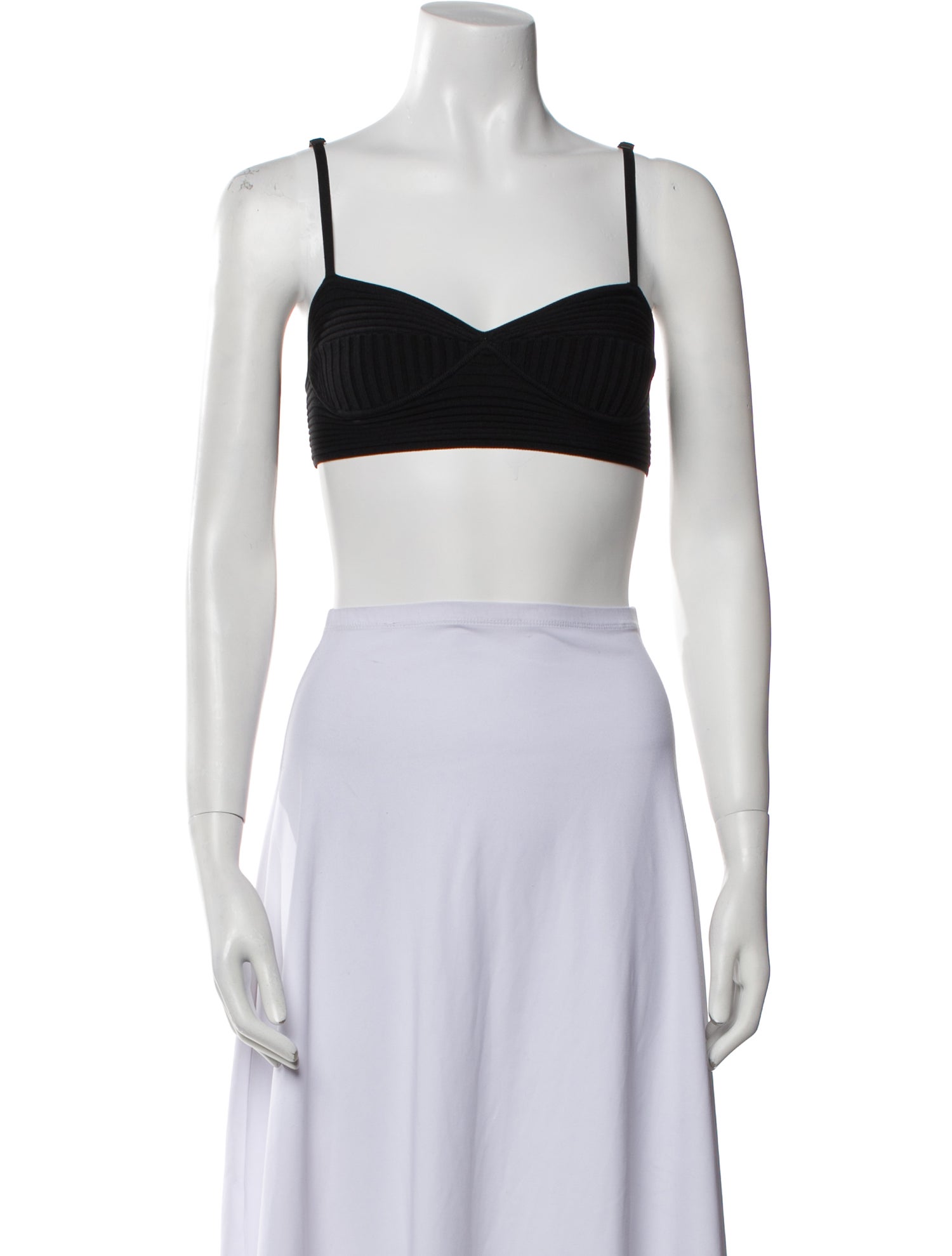 Jonathan Simkhai Square Neckline Sleeveless Crop Top w/ Tags