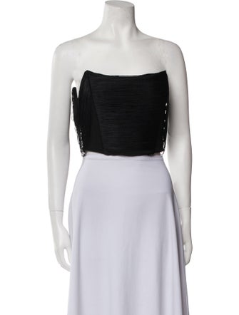 Jonathan Simkhai Strapless Crop Top