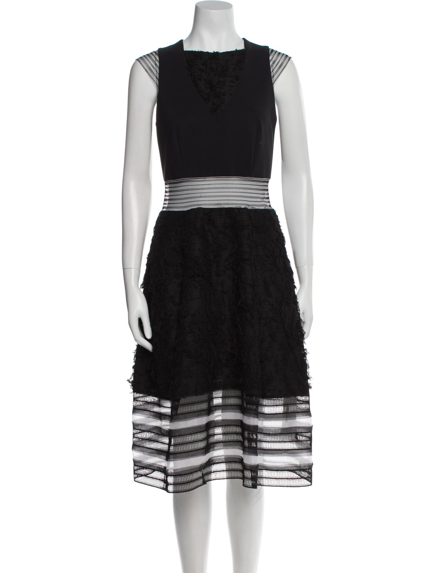 Jonathan Simkhai Lace Pattern Midi Length Dress