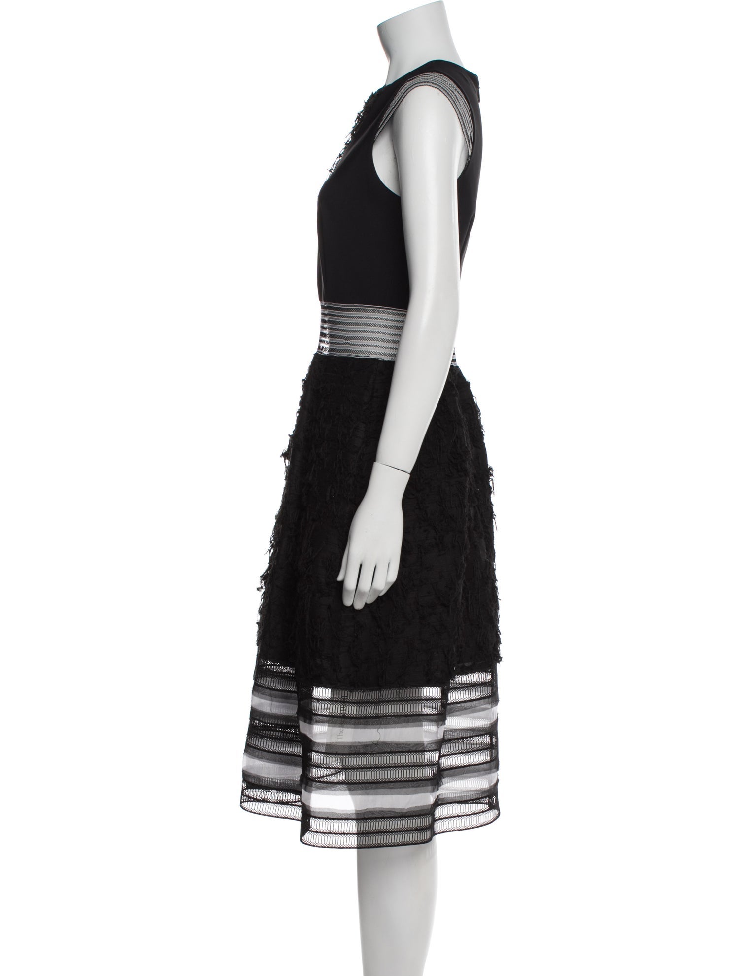 Jonathan Simkhai Lace Pattern Midi Length Dress