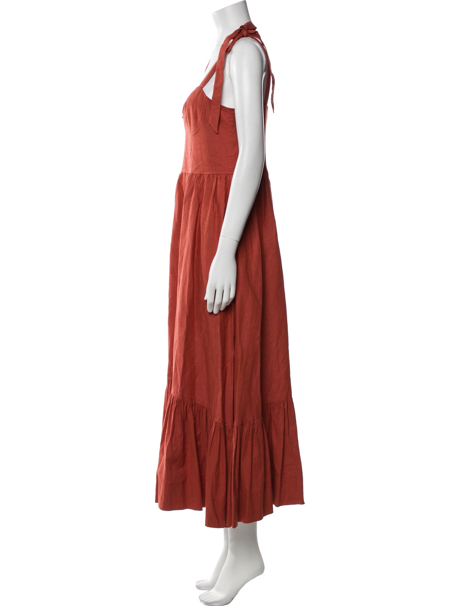 Jonathan Simkhai Linen Midi Length Dress