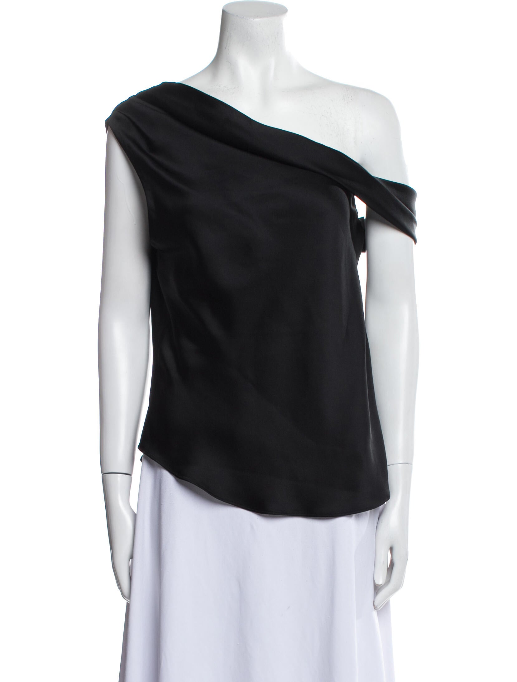 Jonathan Simkhai One-Shoulder Short Sleeve Top