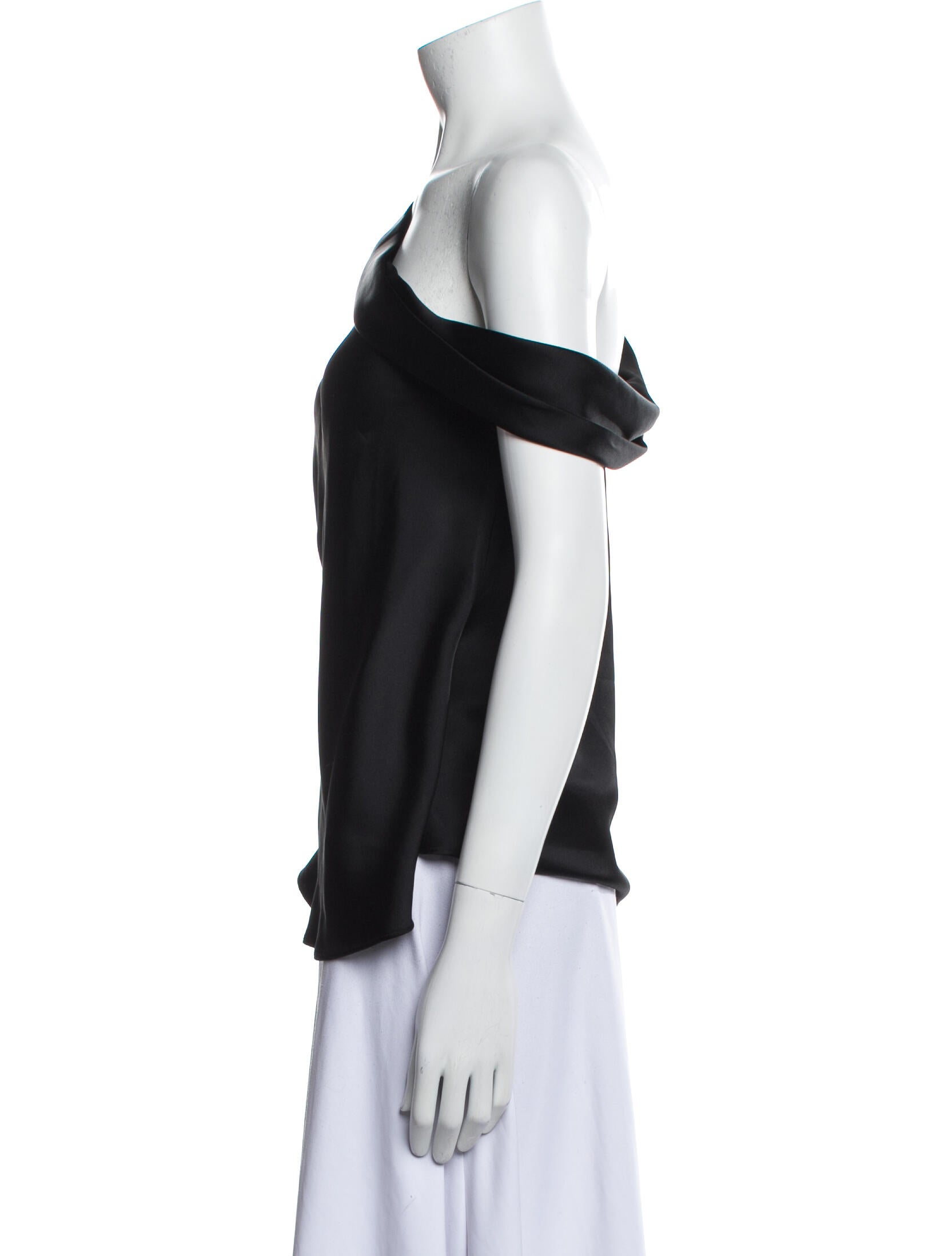 Jonathan Simkhai One-Shoulder Short Sleeve Top