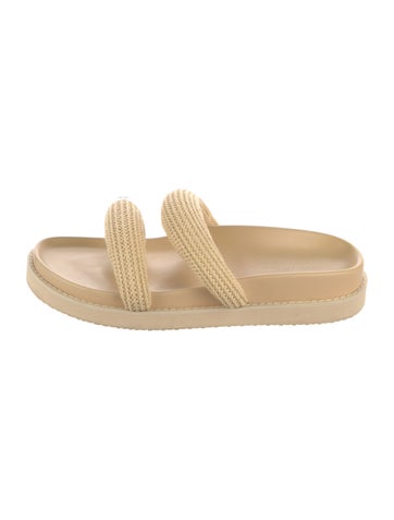 Jonathan Simkhai Sandals Straw Slides 9