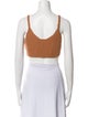 Jonathan Simkhai V-Neck Sleeveless Crop Top