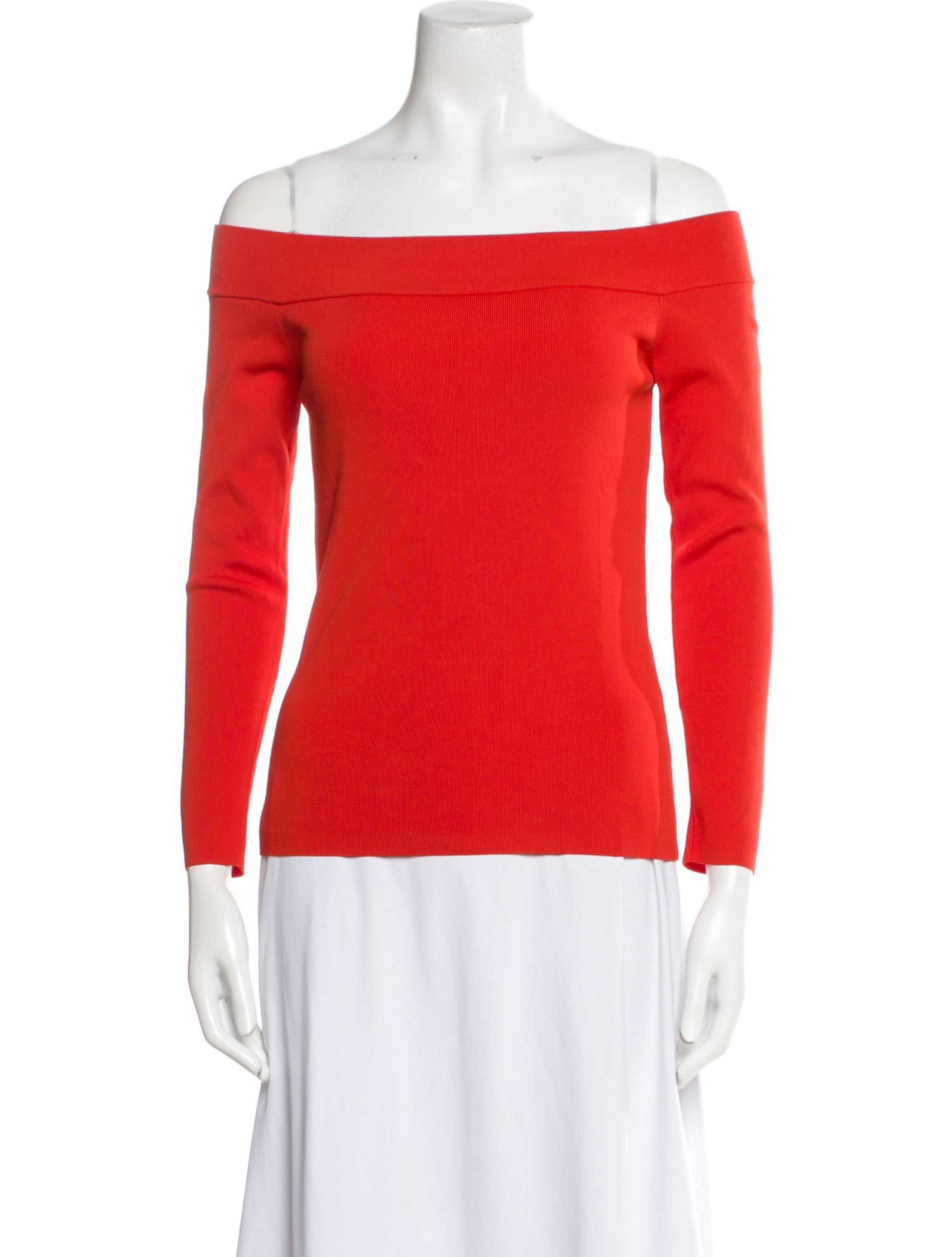 Jonathan Simkhai Off-The-Shoulder Three-Quarter Sleeve Top
