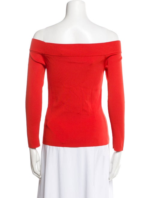 Jonathan Simkhai Off-The-Shoulder Three-Quarter Sleeve Top