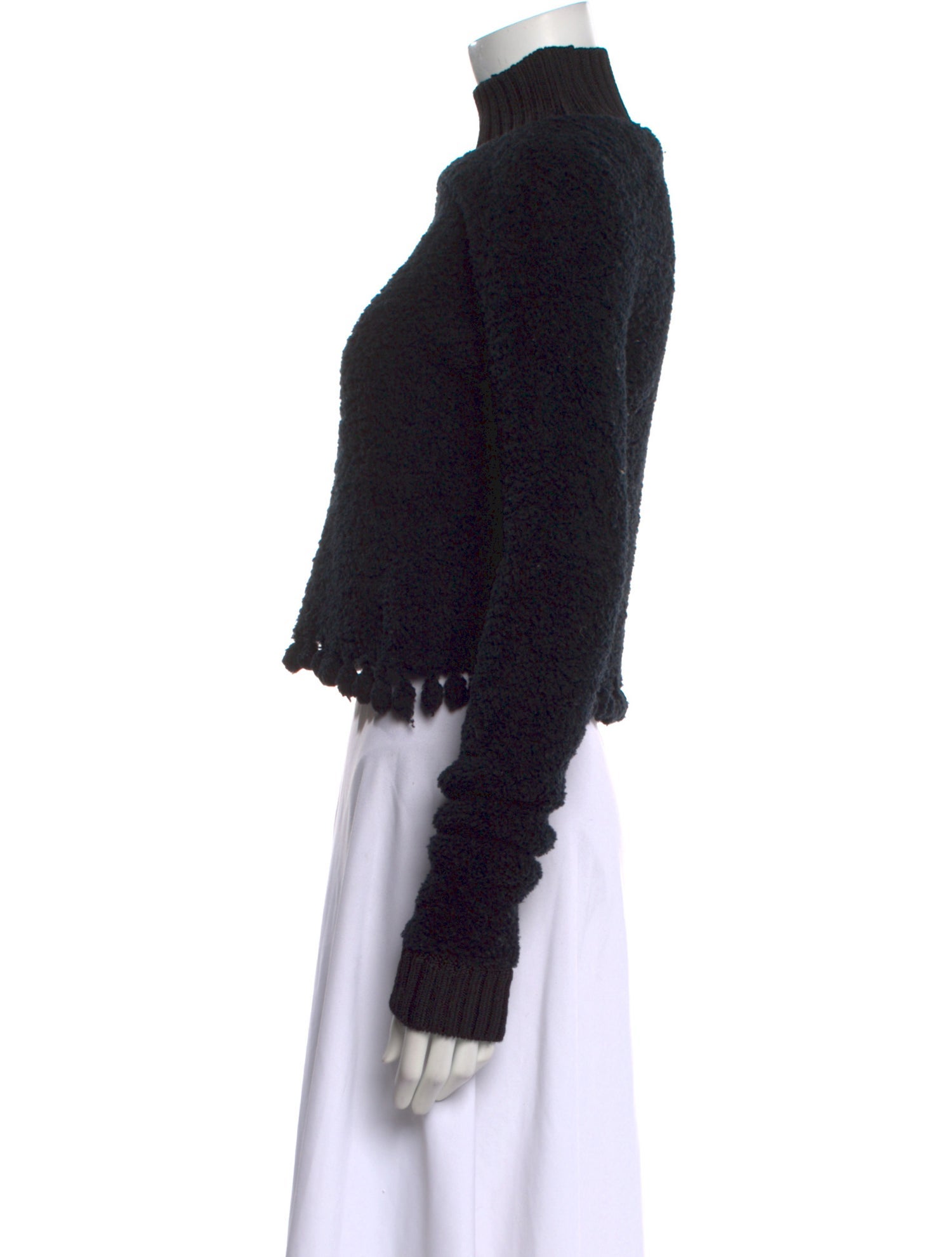 Jonathan Simkhai Wool Mock Neck Sweater