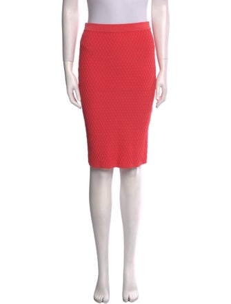 Jonathan Simkhai Eyelet Trim Knee-Length Skirt