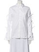 Jonathan Simkhai Long Sleeve Button-Up Top