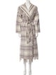 Jonathan Simkhai Plaid Print Trench Coat