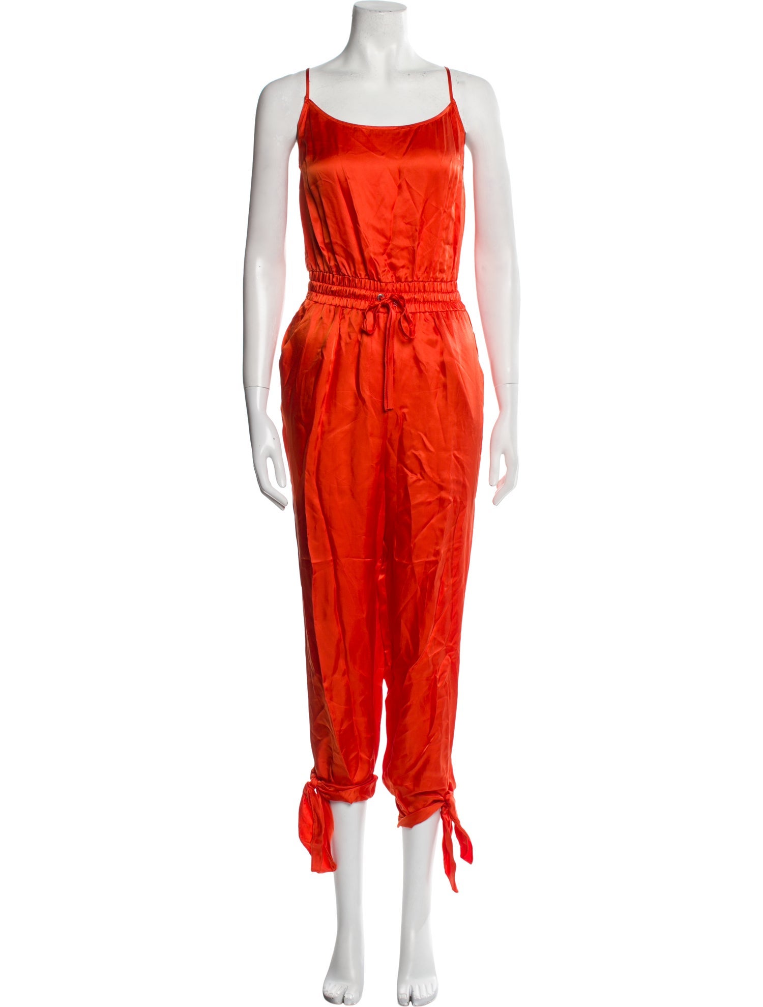 Jonathan Simkhai Silk Scoop Neck Jumpsuit