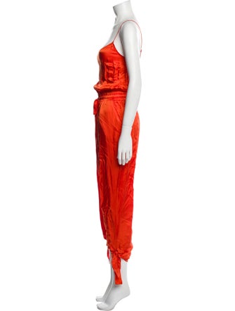 Jonathan Simkhai Silk Scoop Neck Jumpsuit