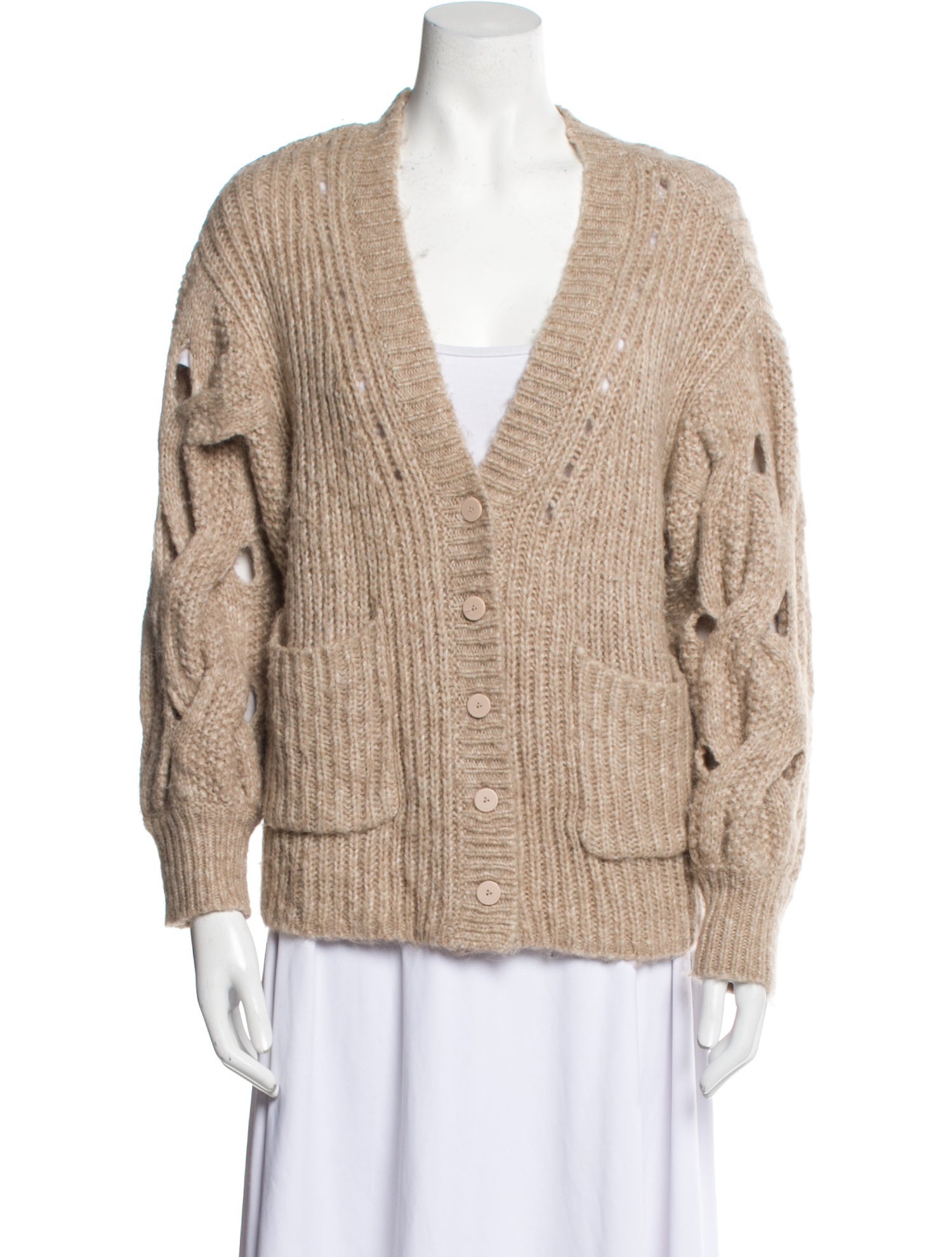 Jonathan Simkhai Wool V-Neck Sweater