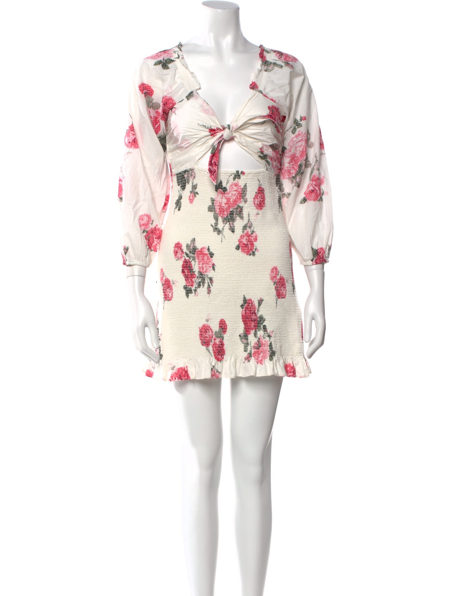 Jonathan Simkhai Floral Print Mini Dress