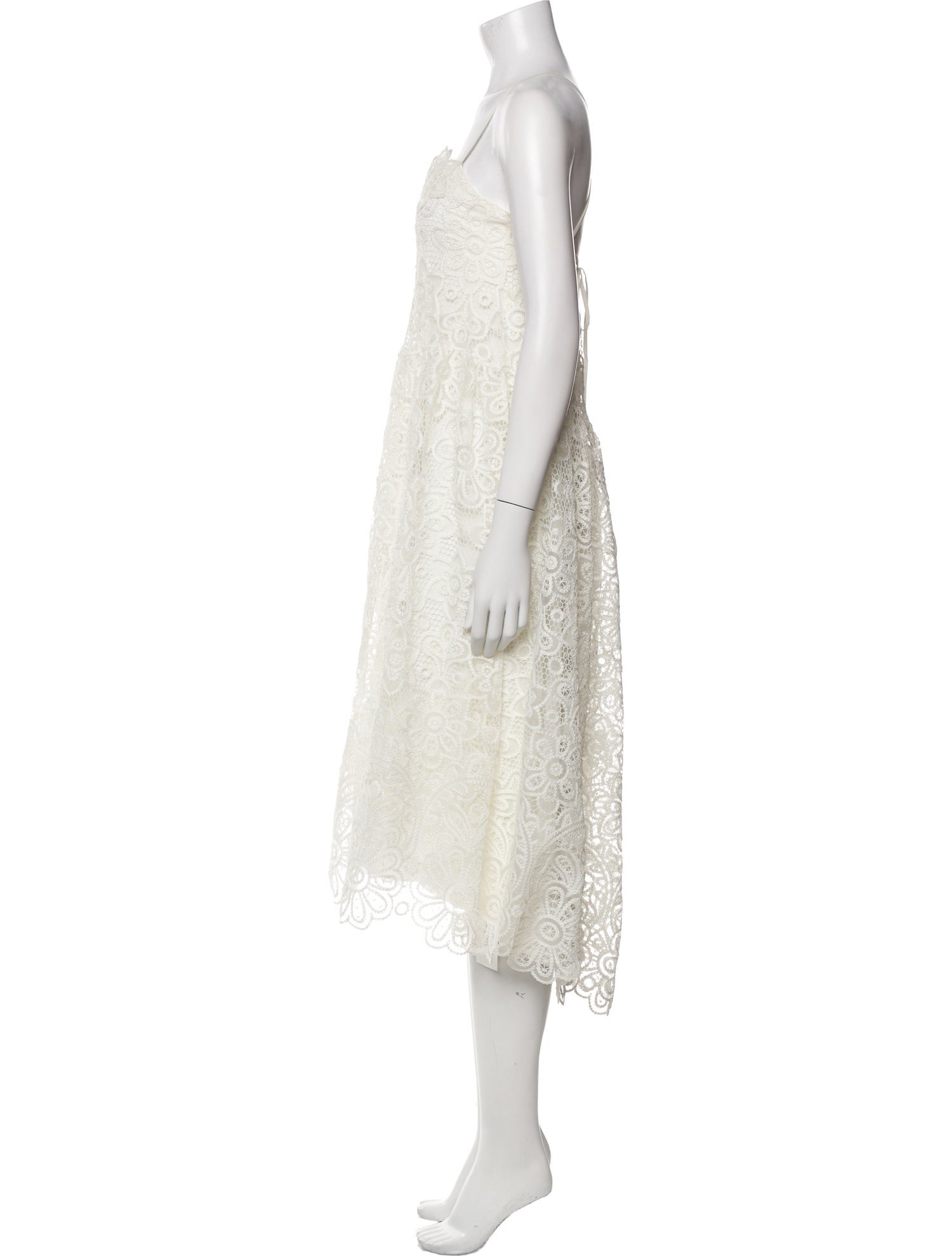 Jonathan Simkhai Square Neckline Knee-Length Dress