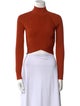 Jonathan Simkhai Turtleneck Long Sleeve Crop Top