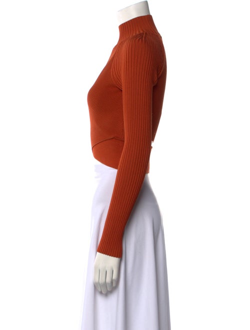 Jonathan Simkhai Turtleneck Long Sleeve Crop Top