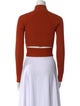 Jonathan Simkhai Turtleneck Long Sleeve Crop Top