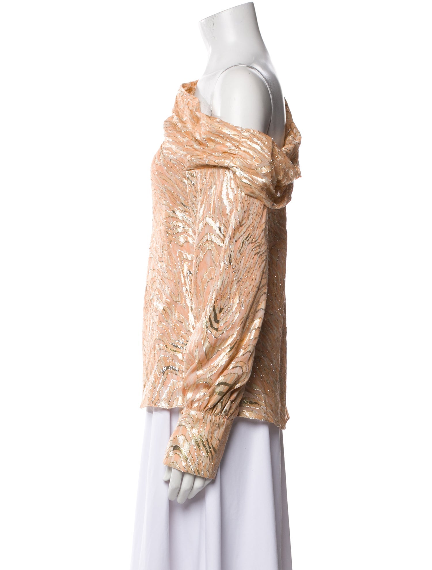 Jonathan Simkhai Silk One-Shoulder Blouse w/ Tags