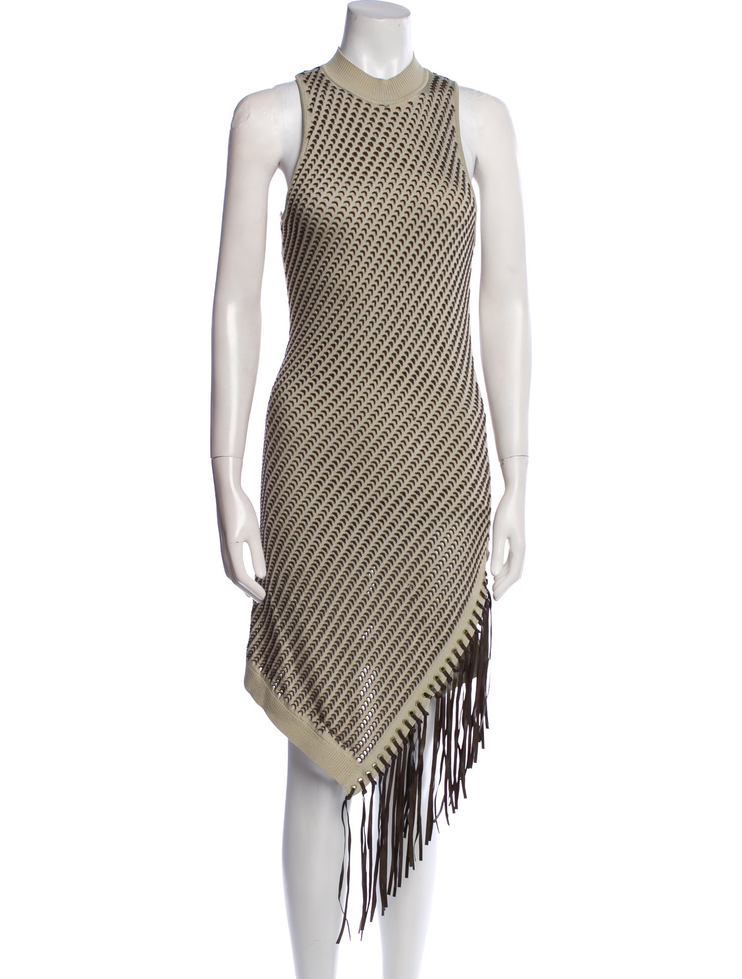 Jonathan Simkhai Striped Knee-Length Dress