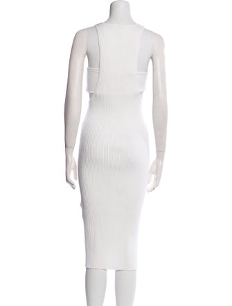 Jonathan Simkhai Scoop Neck Midi Length Dress