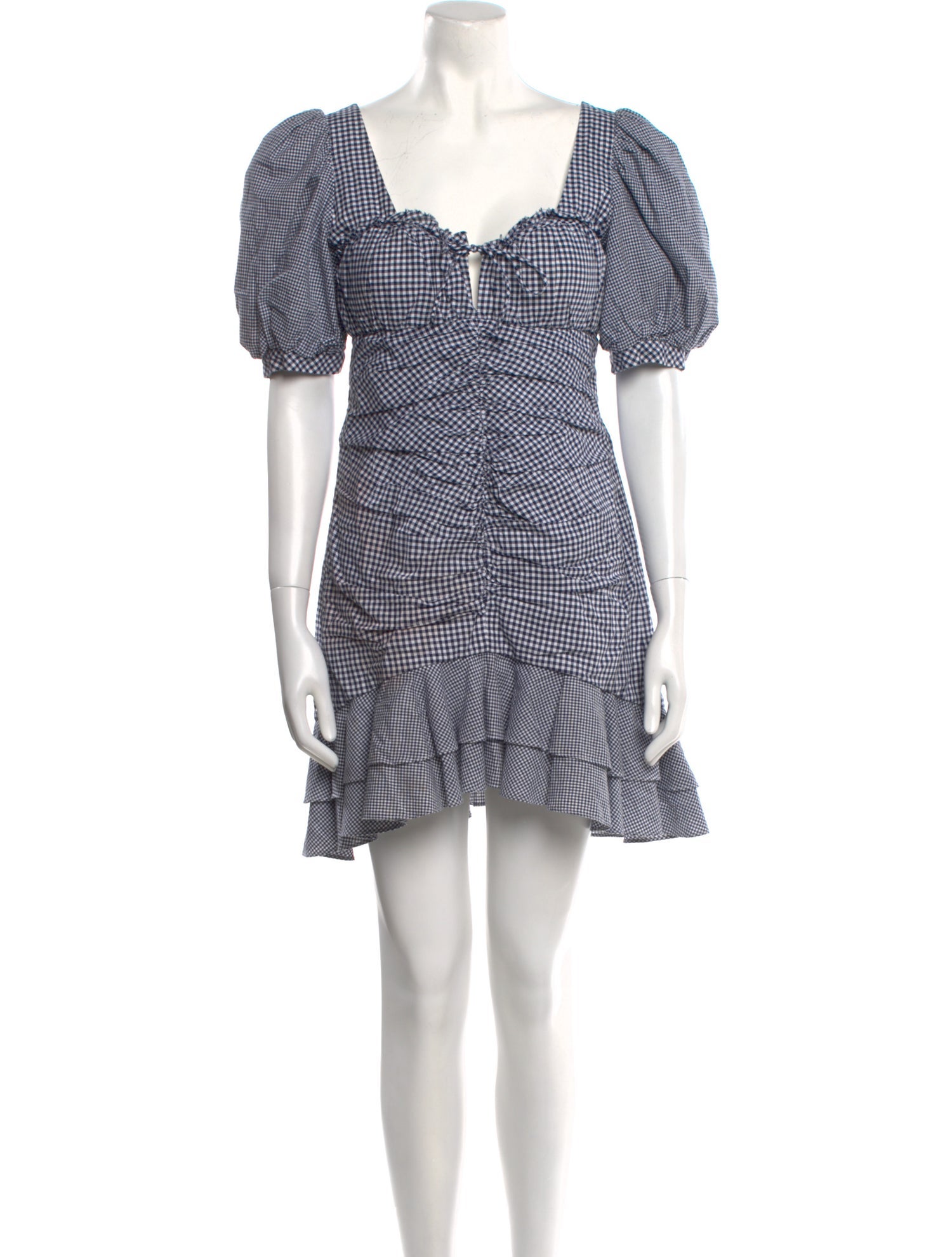 Jonathan Simkhai Plaid Print Mini Dress