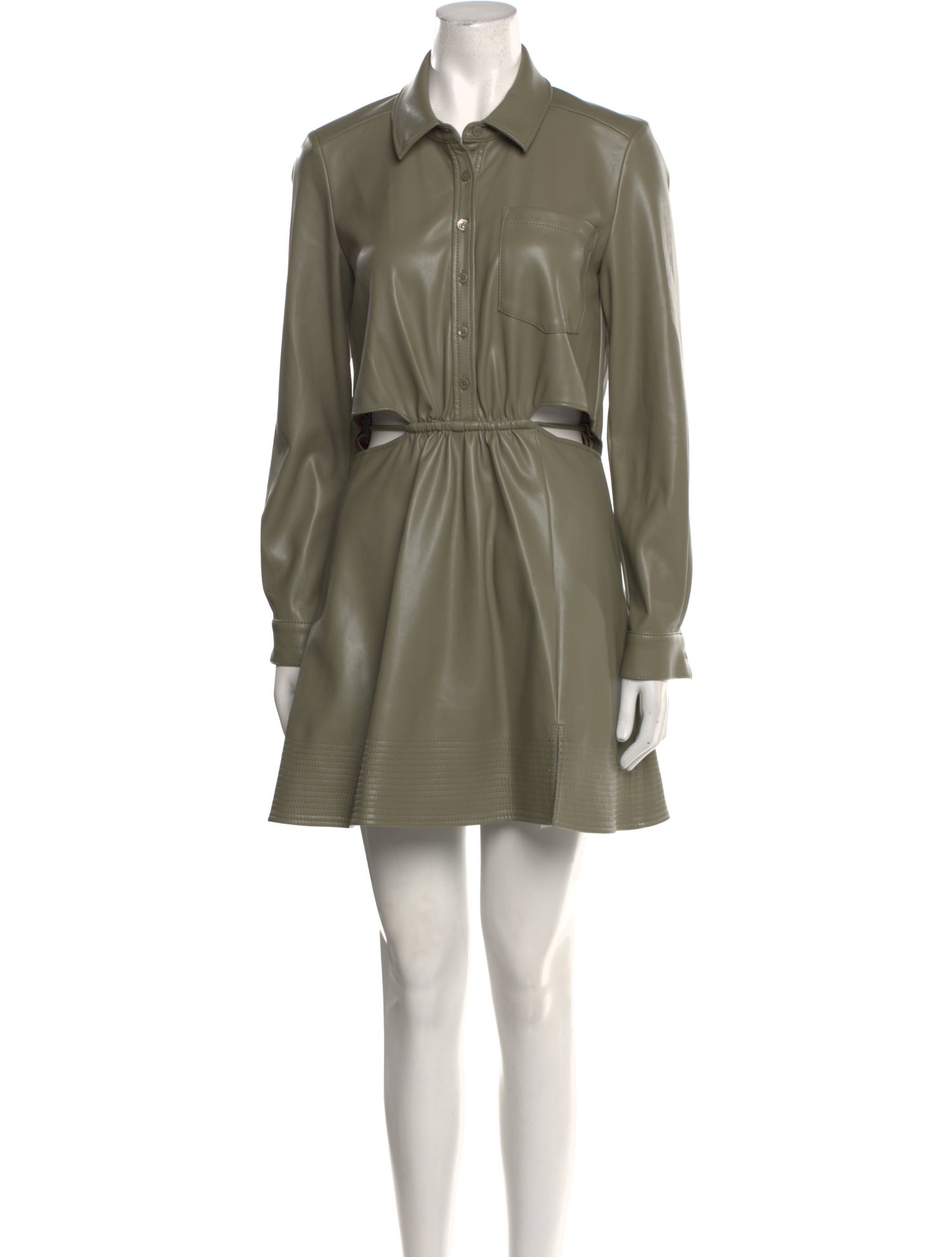 Jonathan Simkhai Faux Leather Mini Dress