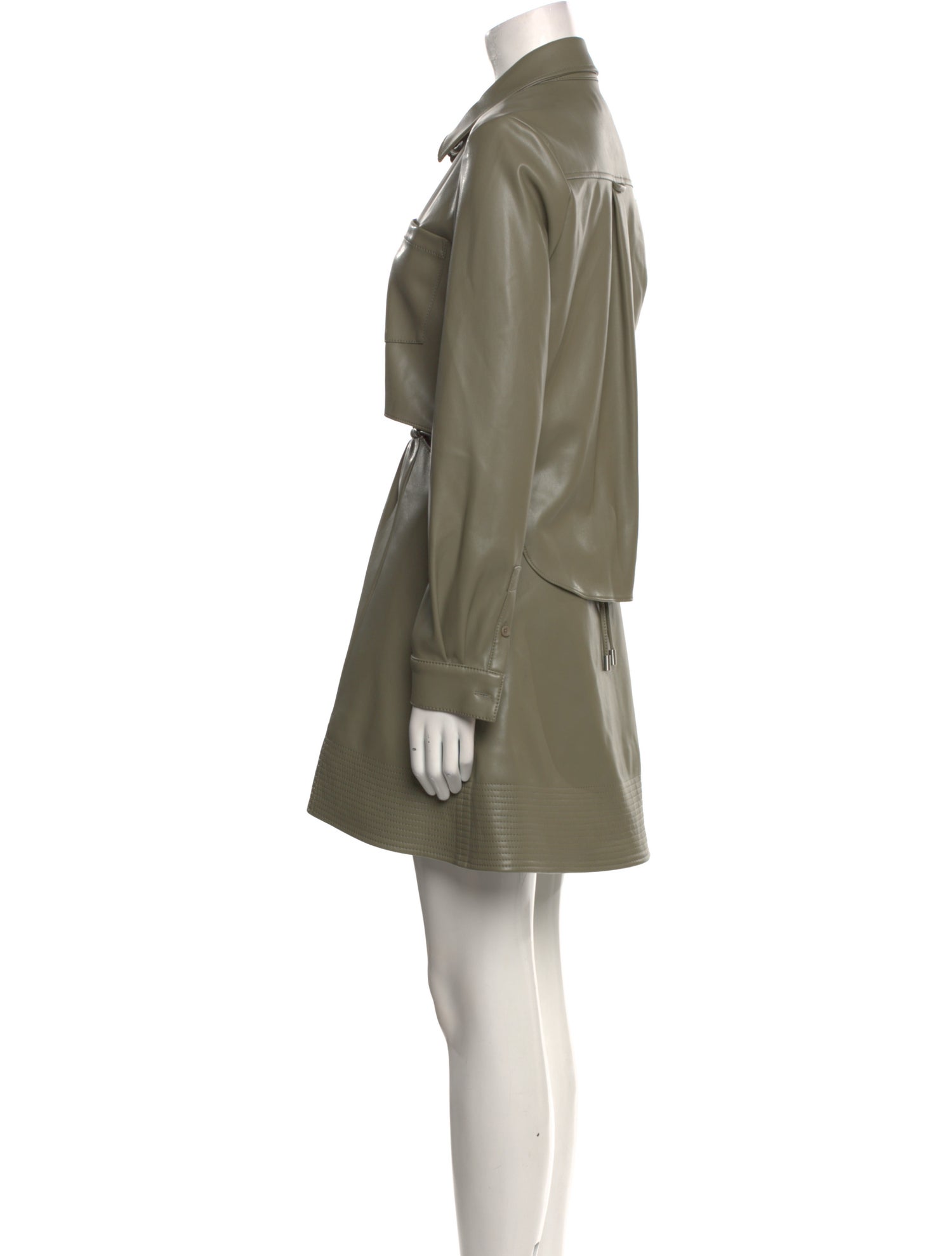 Jonathan Simkhai Faux Leather Mini Dress