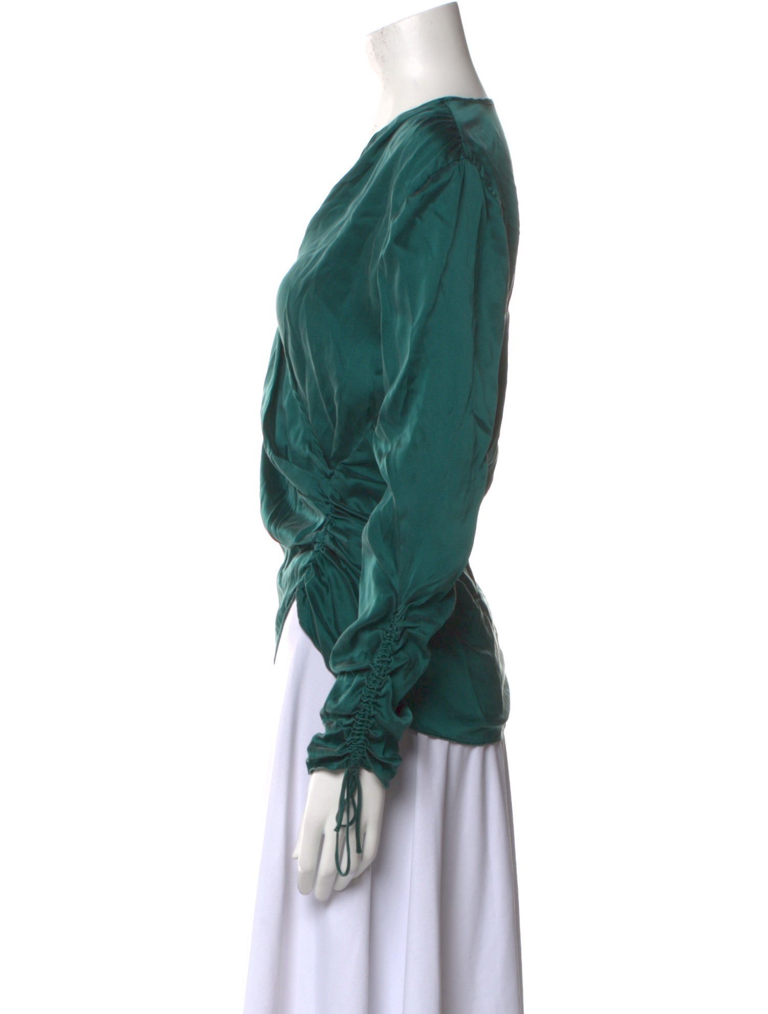 Jonathan Simkhai Silk V-Neck Blouse