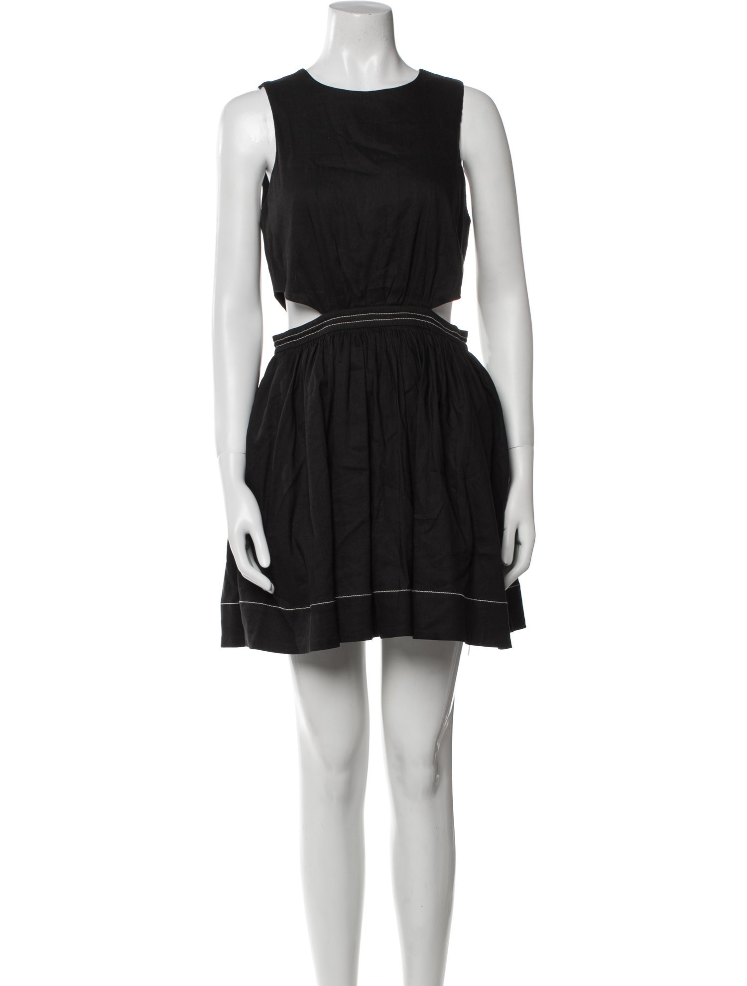 Jonathan Simkhai Crew Neck Mini Dress