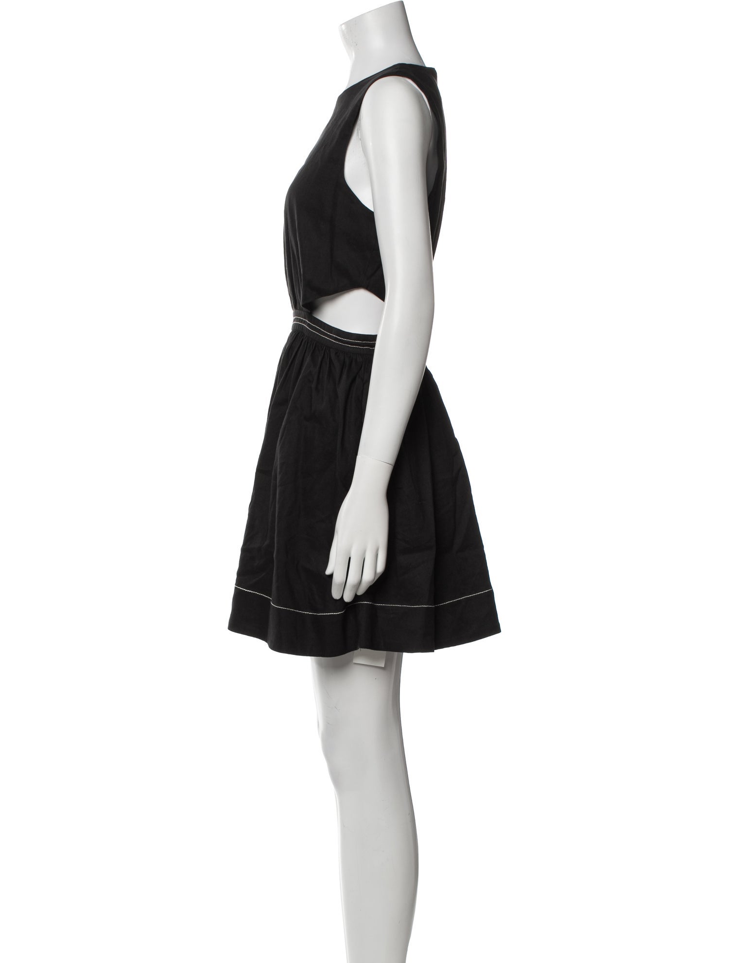 Jonathan Simkhai Crew Neck Mini Dress