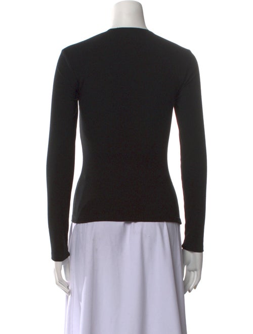 Jonathan Simkhai Square Neckline Long Sleeve Top