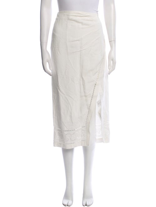 Jonathan Simkhai Linen Midi Length Skirt