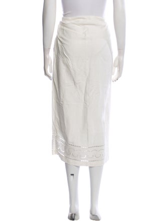 Jonathan Simkhai Linen Midi Length Skirt