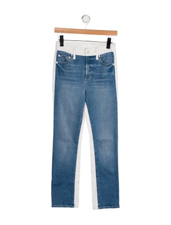 Jonathan Simkhai Mid-Rise Straight Leg Jeans