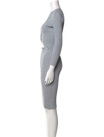 Jonathan Simkhai Striped Knee-Length Dress