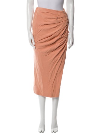 Jonathan Simkhai Ruffle Embellishment Midi Length Skirt