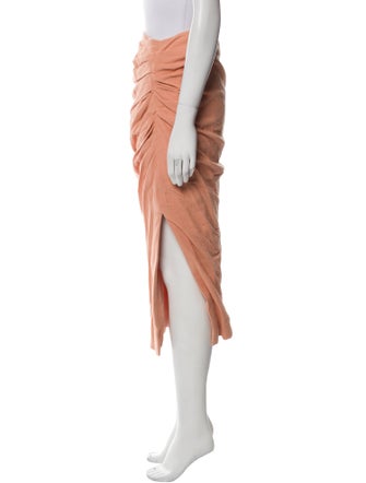 Jonathan Simkhai Ruffle Embellishment Midi Length Skirt