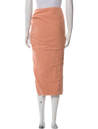 Jonathan Simkhai Ruffle Embellishment Midi Length Skirt