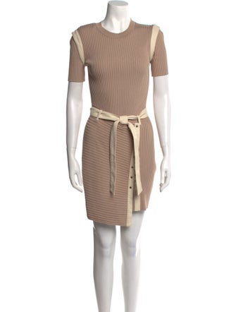 Jonathan Simkhai Striped Knee-Length Dress