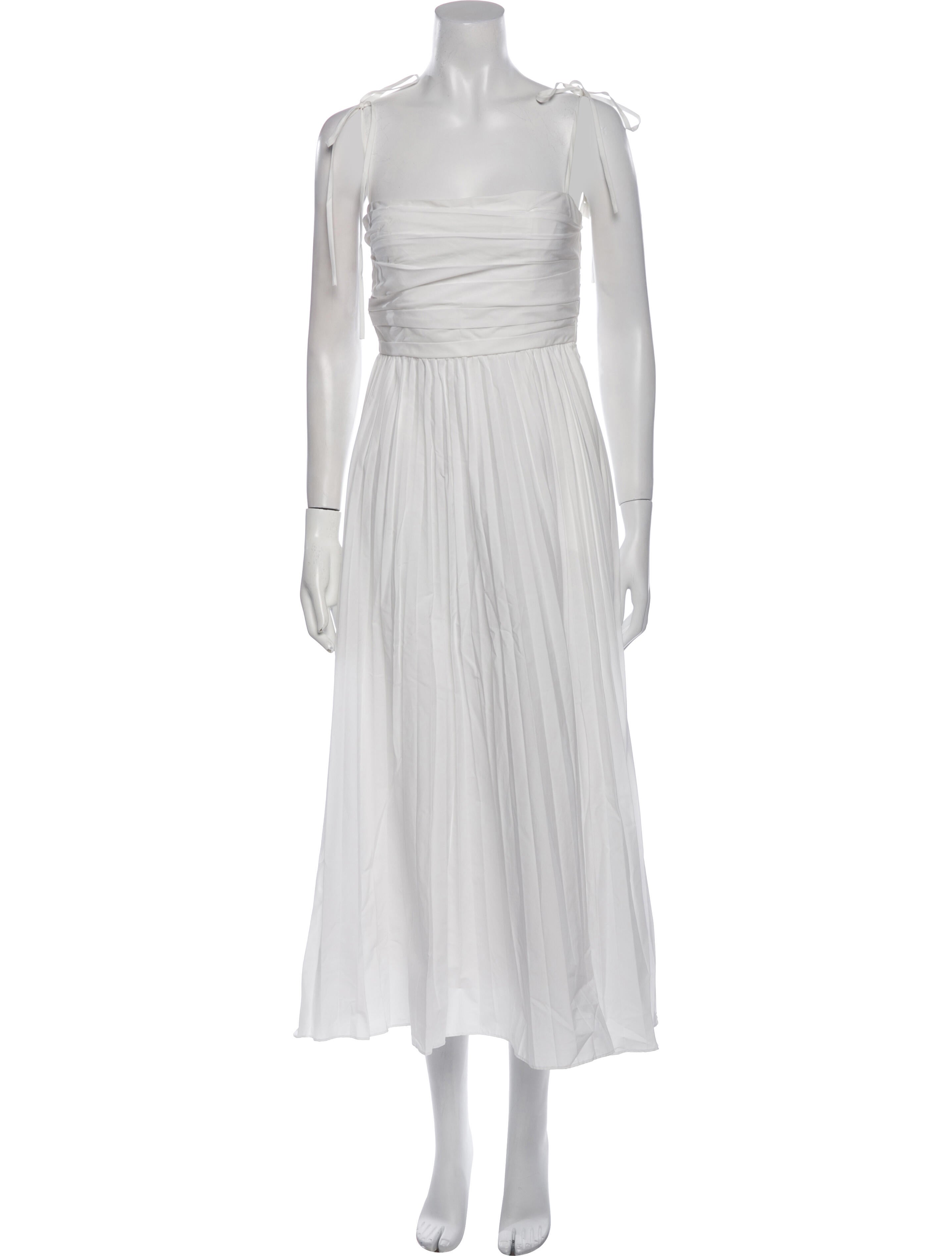 Jonathan Simkhai Square Neckline Long Dress w/ Tags