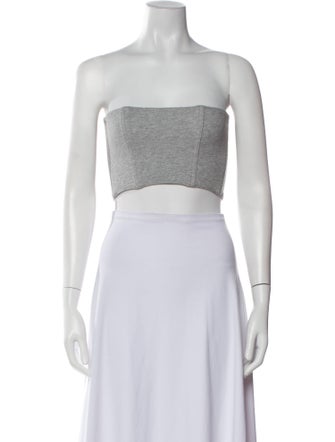 Jonathan Simkhai Strapless Crop Top