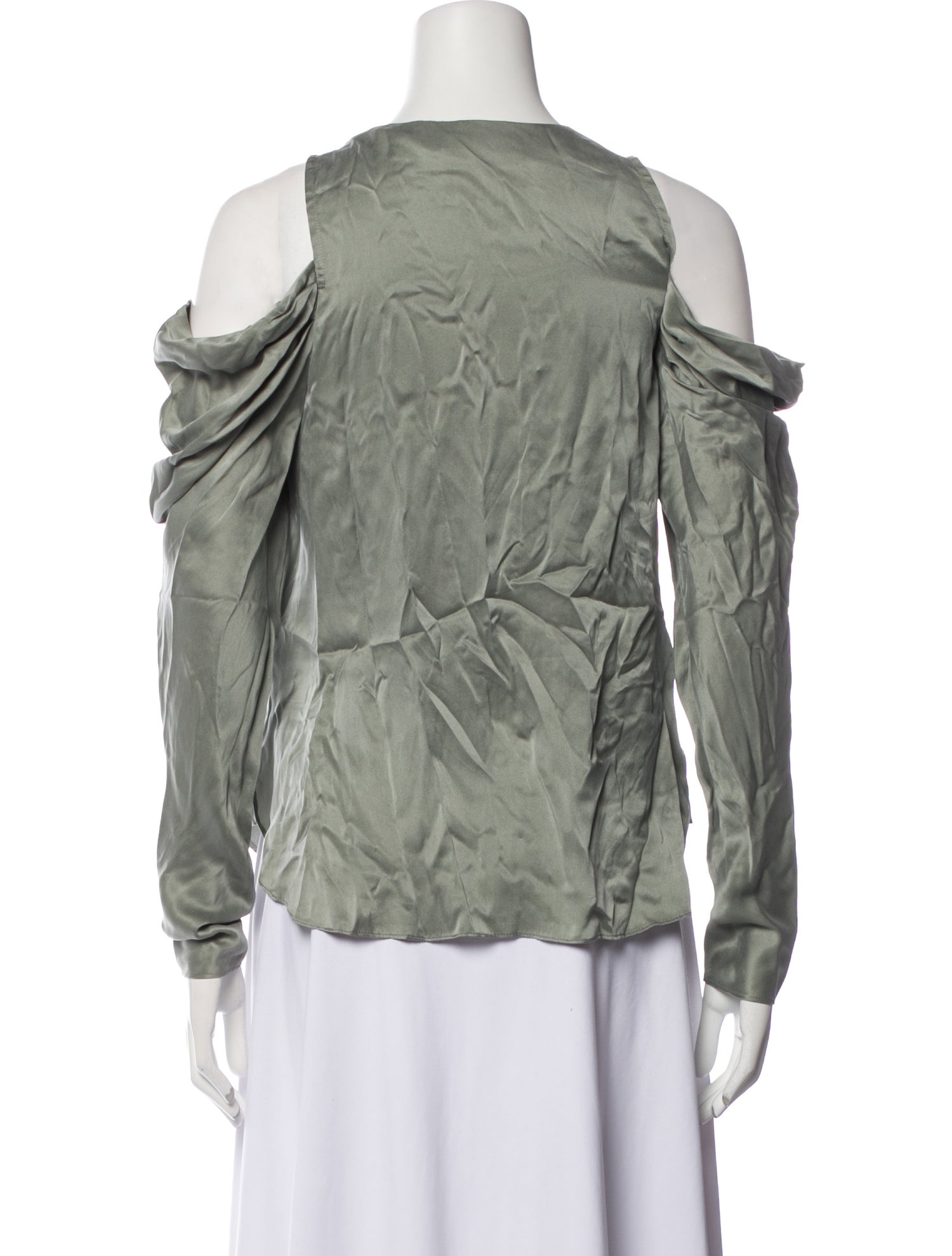 Jonathan Simkhai Silk V-Neck Blouse w/ Tags