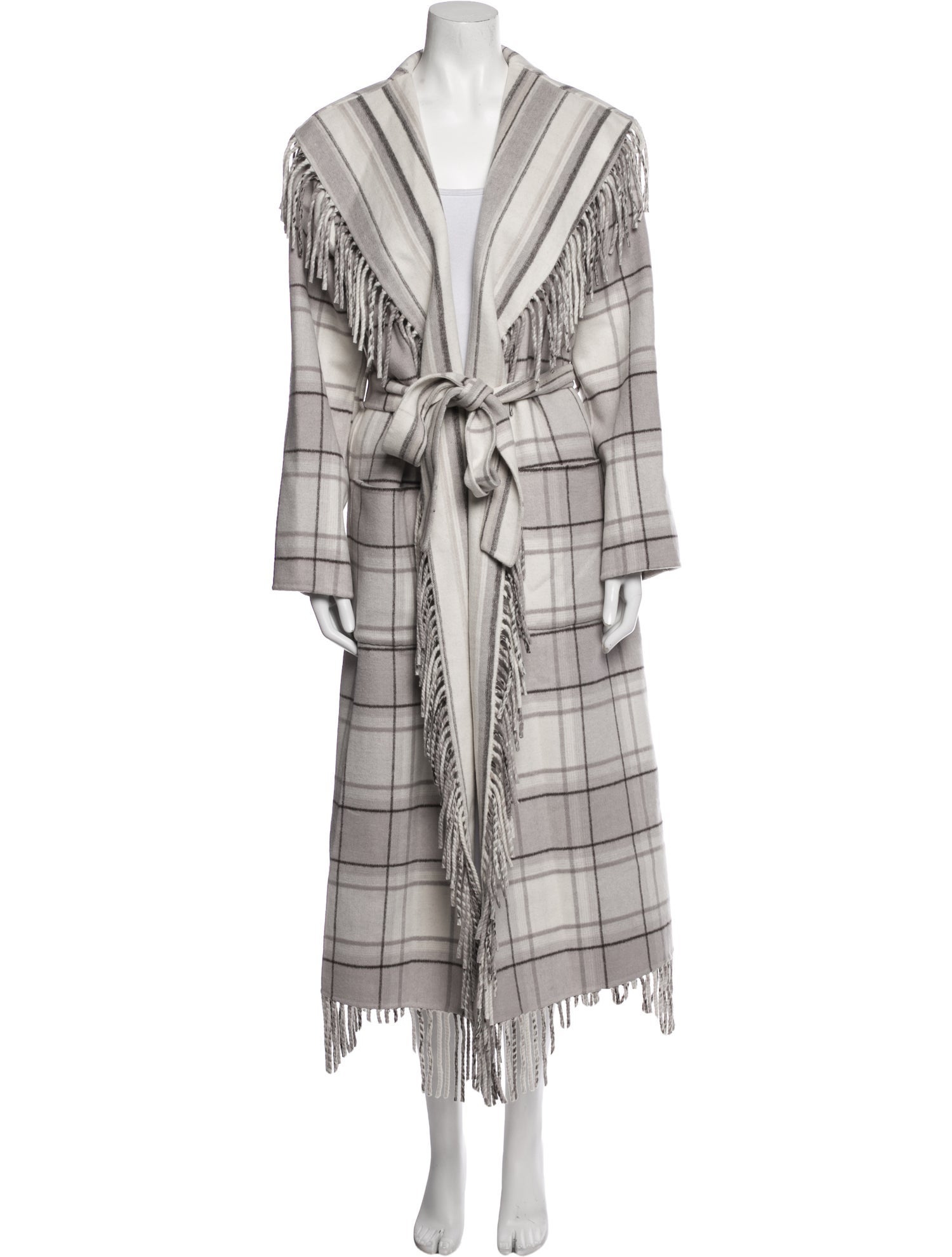 Jonathan Simkhai Plaid Print Coat