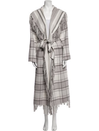 Jonathan Simkhai Plaid Print Coat